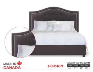 Houston - Custom Upholstered Bed Collection - Made In Canada