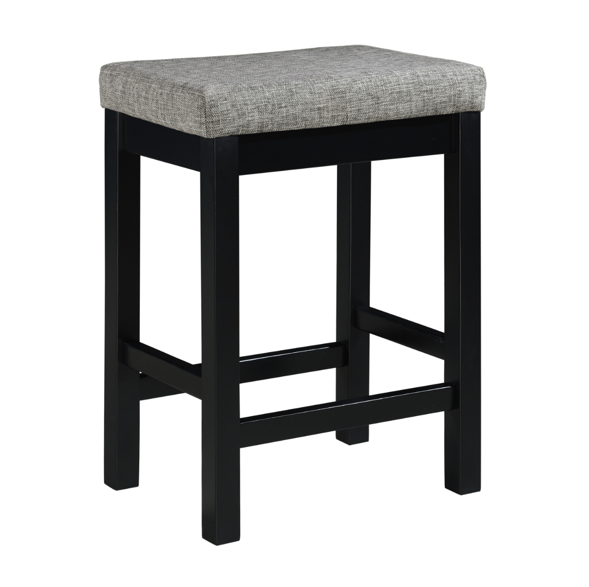 Alexandria - Black - Counter Height Table With 3 Bar Stools - 4 Piece Set