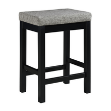 Load image into Gallery viewer, Alexandria - Black - Counter Height Table With 3 Bar Stools - 4 Piece Set

