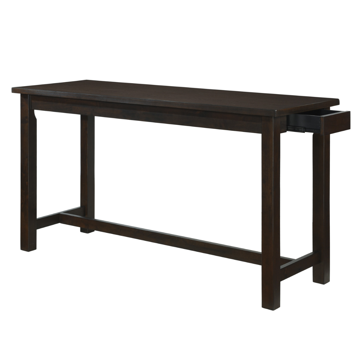 Alexandria - Espresso - Counter Height Table With 3 Bar Stools - 4 Piece Set