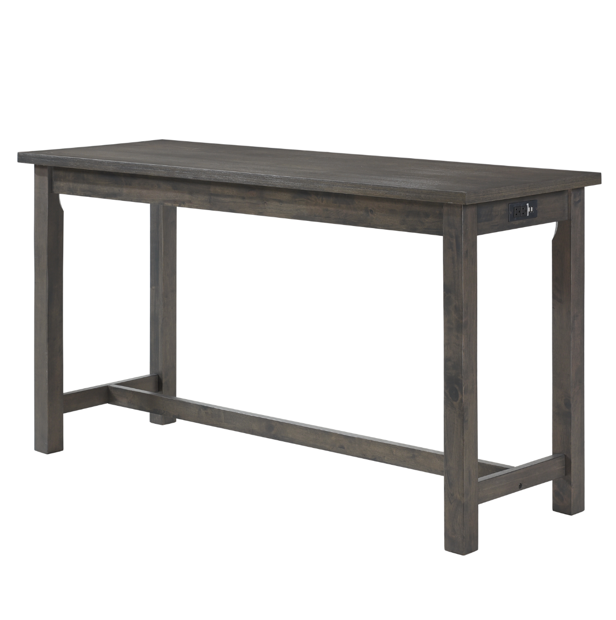 Alexandria - Gray - Counter Height Table With 3 Bar Stools - 4 Piece Set