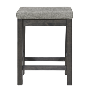 Alexandria - Gray - Counter Height Table With 3 Bar Stools - 4 Piece Set