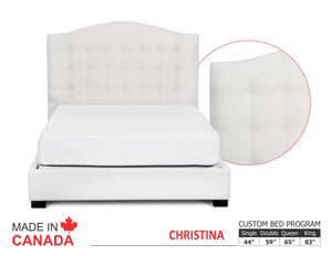 Christina - Custom Upholstered Bed Collection - Made In Canada