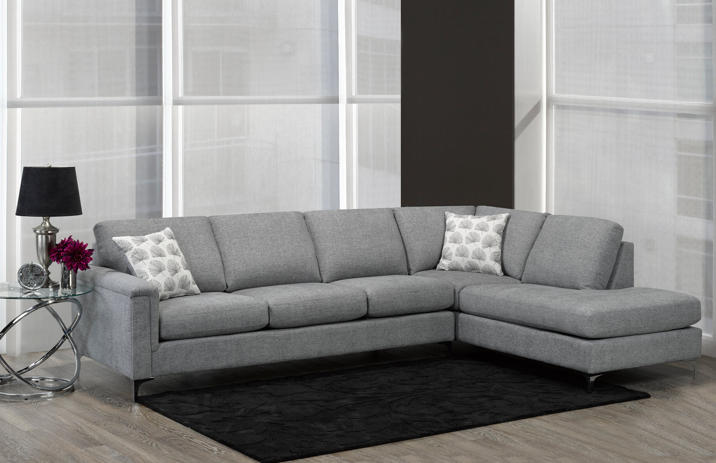 Hopkins - Custom Modern Sectional - Made In Canada