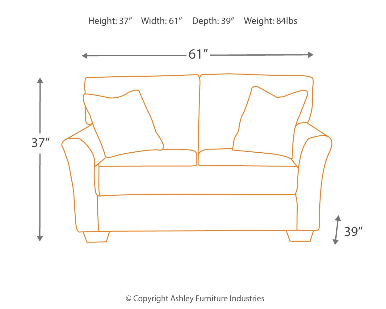 Tibbee - Loveseat - 9910135 - Signature Design by Ashley Furniture