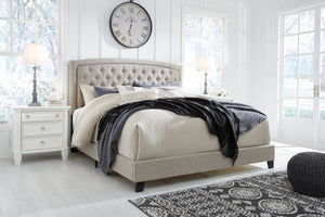 Jerary Upholstered King Bed - Gray - B090-782 - Signature Design by Ashley Furniture