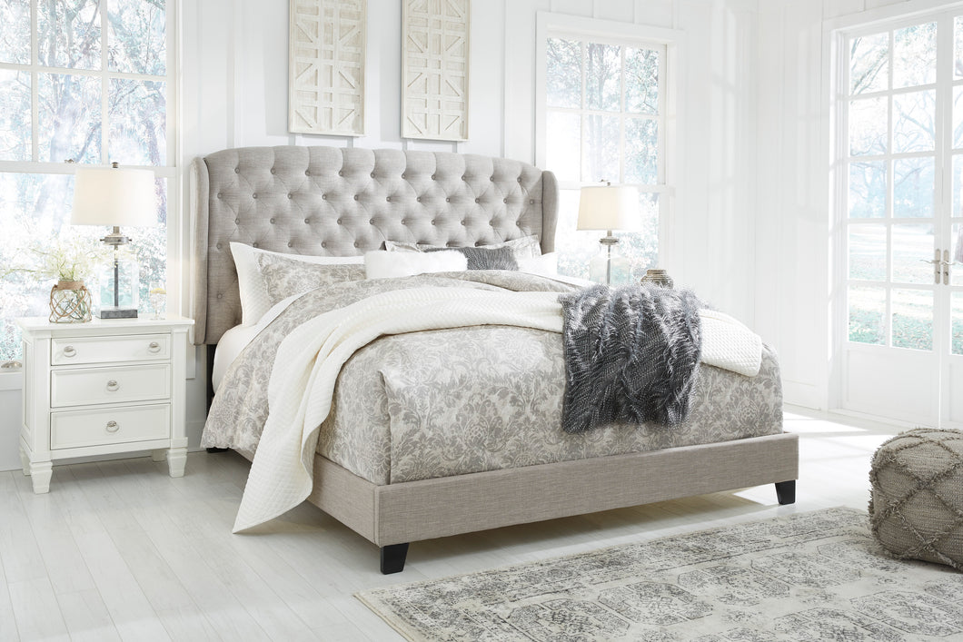 Jerary Upholstered Queen Bed - Gray - B090-981 - Signature Design by Ashley Furniture