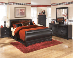 Huey Vineyard - Queen Sleigh Bed - B128-74-77-98 - Signature Design by Ashley Furniture