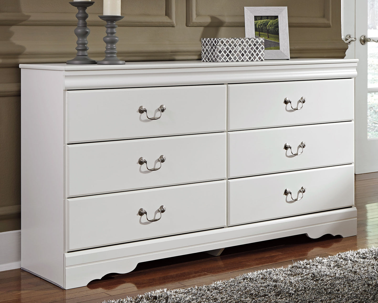 Anarasia - White - Dresser - B129-31 - Ashley Furniture