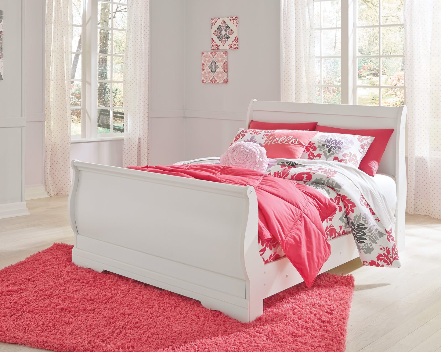 Anarasia - Full Sleigh Bed - B129 - Signature Design by Ashley Furniture