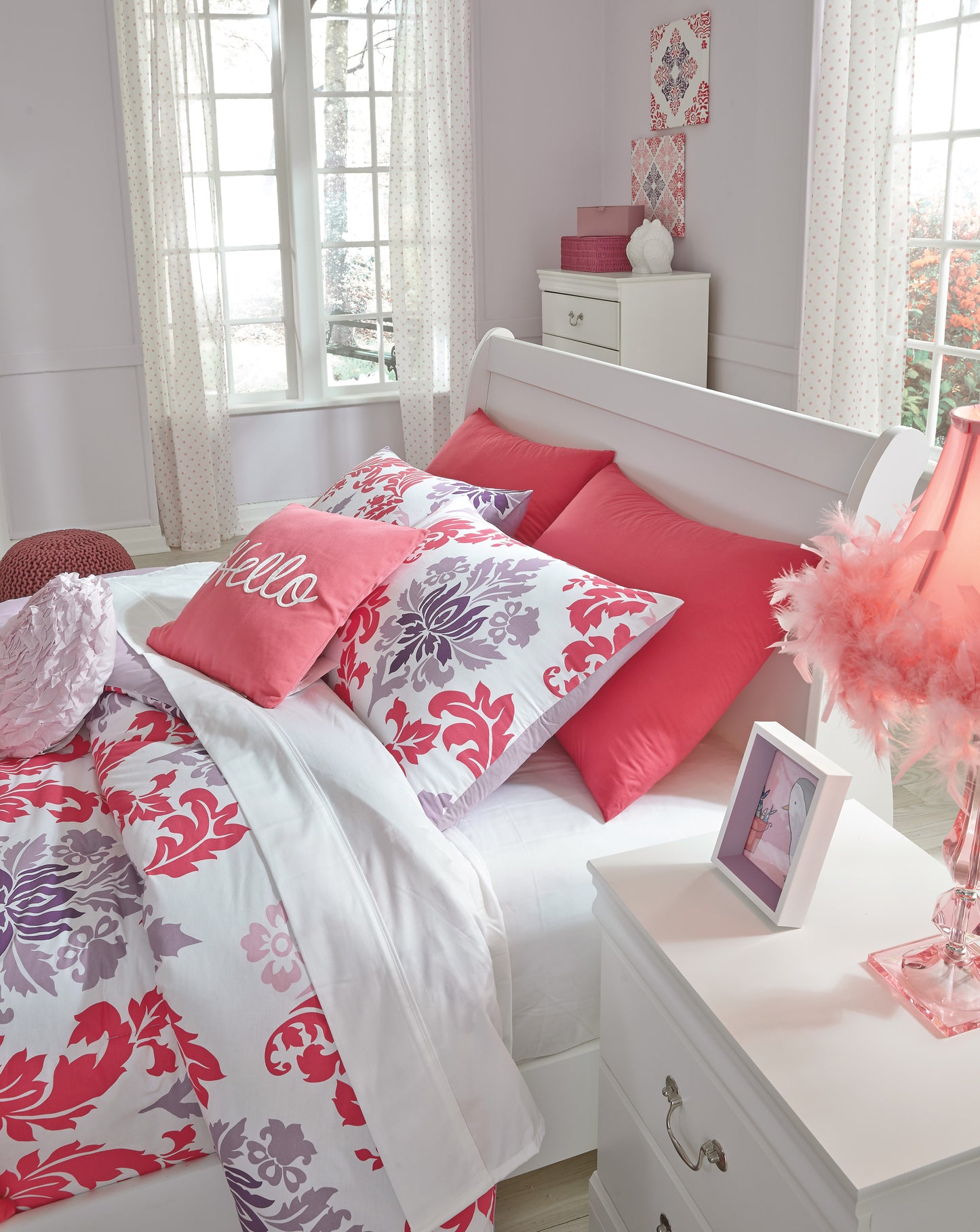 Anarasia - Full Sleigh Bed - B129 - Signature Design by Ashley Furniture