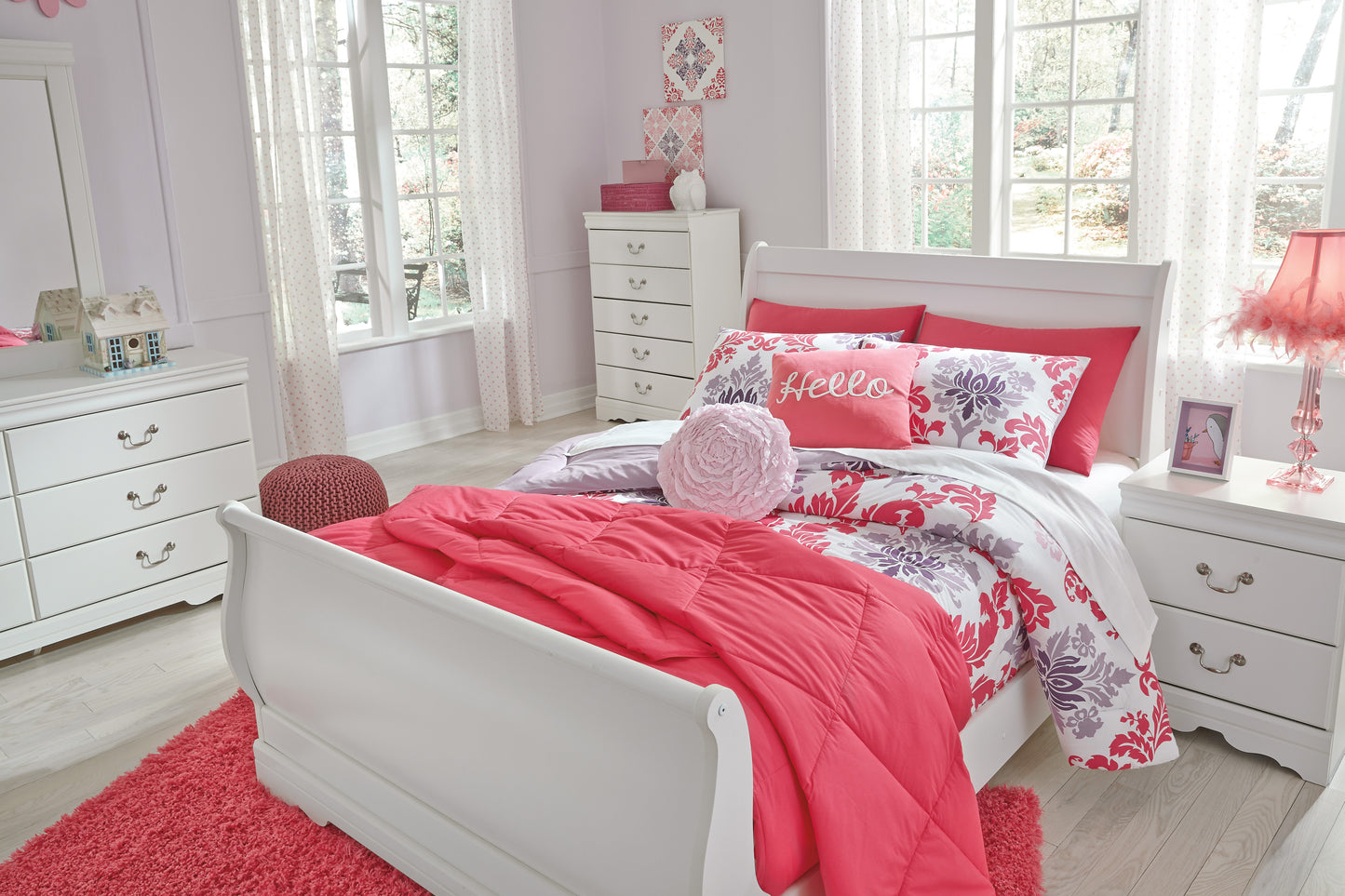 Anarasia - Full Sleigh Bed - B129 - Signature Design by Ashley Furniture