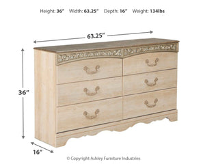 Catalina - Antique White - Dresser - B196-31 - Ashley Furniture
