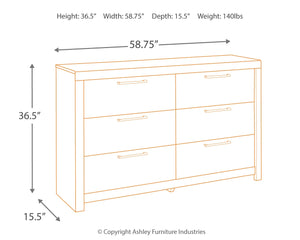 Derekson - Grey - Dresser - B200-31 - Ashley Furniture