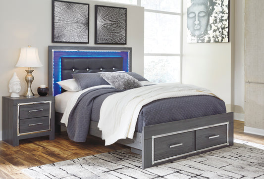 Lodanna - Queen Storage LED Bed - B214 - Ashley Furniture