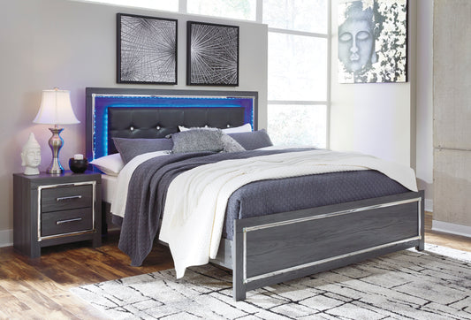 Lodanna - King Panel LED Bed - B214 - Ashley Furniture