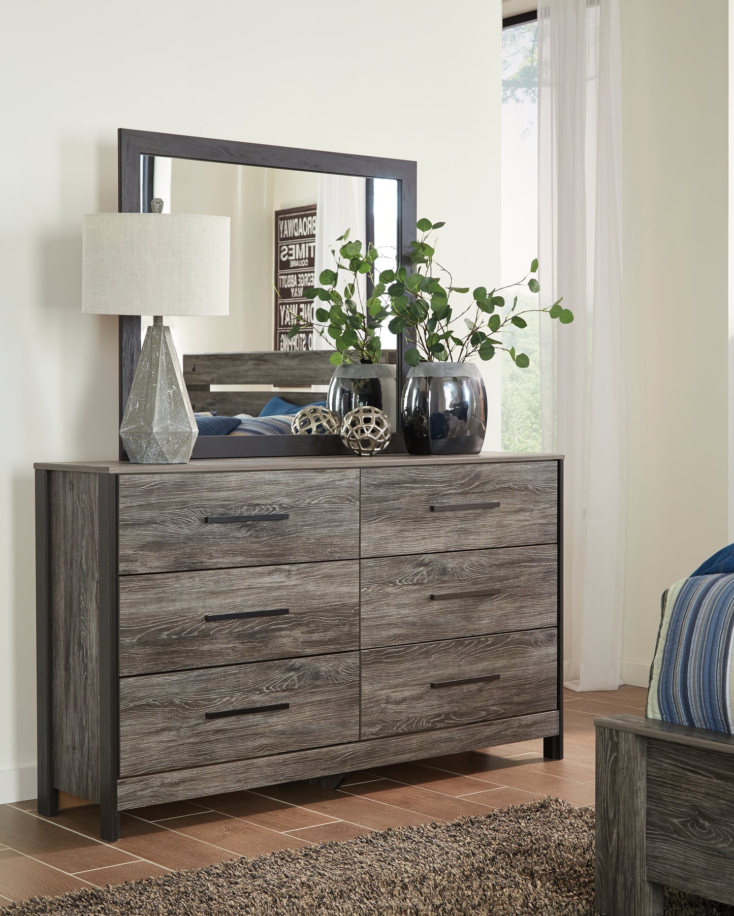 Cazenfeld - Black/Grey - Dresser - B227-31 - Ashley Furniture