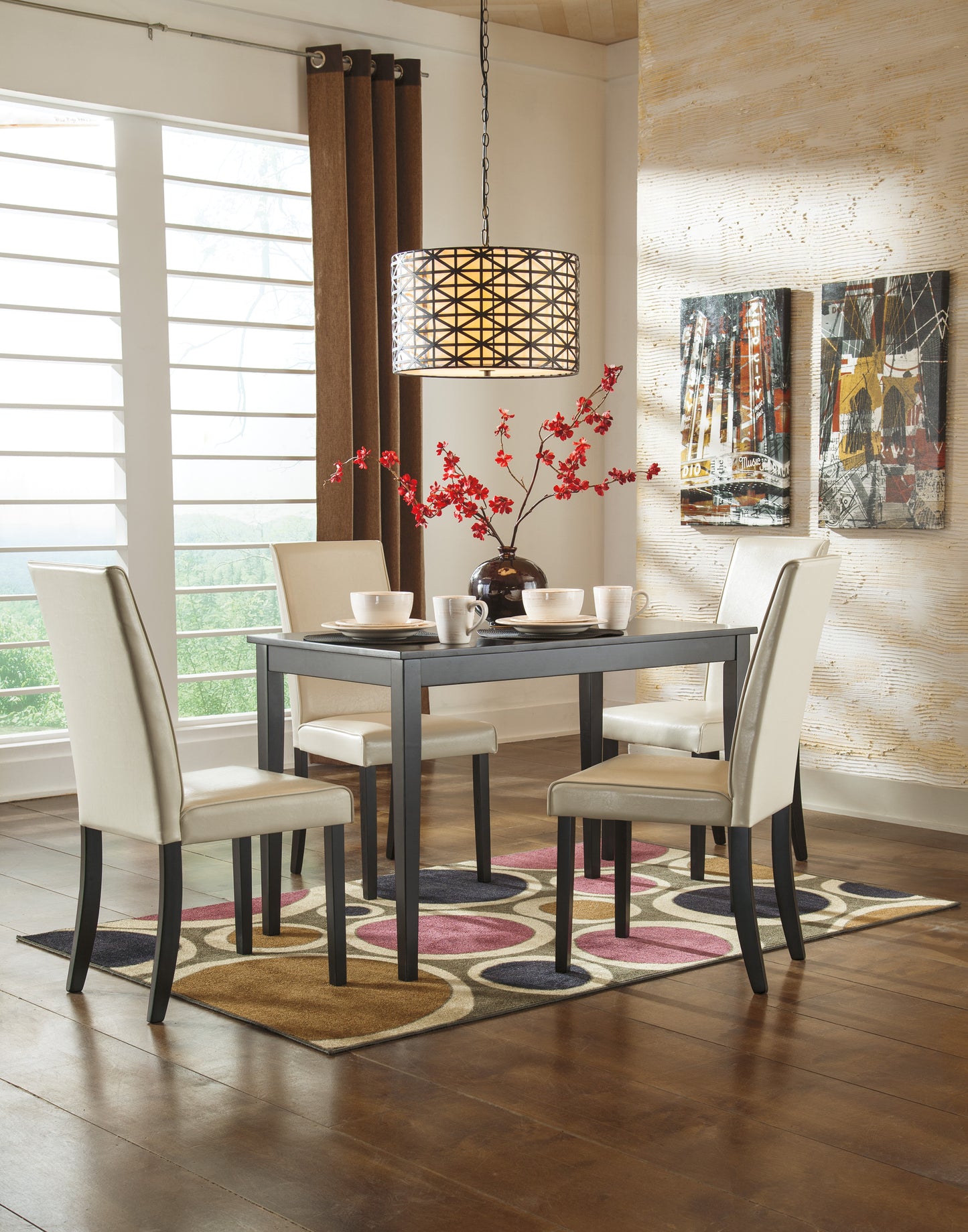 Kimonte - 5 Piece Dining Table Set - D250 - Signature Design by Ashley Furniture