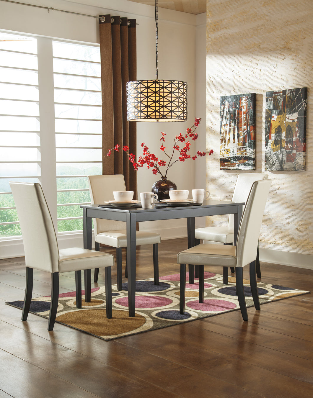 Kimonte - 5 Piece Dining Table Set - D250 - Signature Design by Ashley Furniture