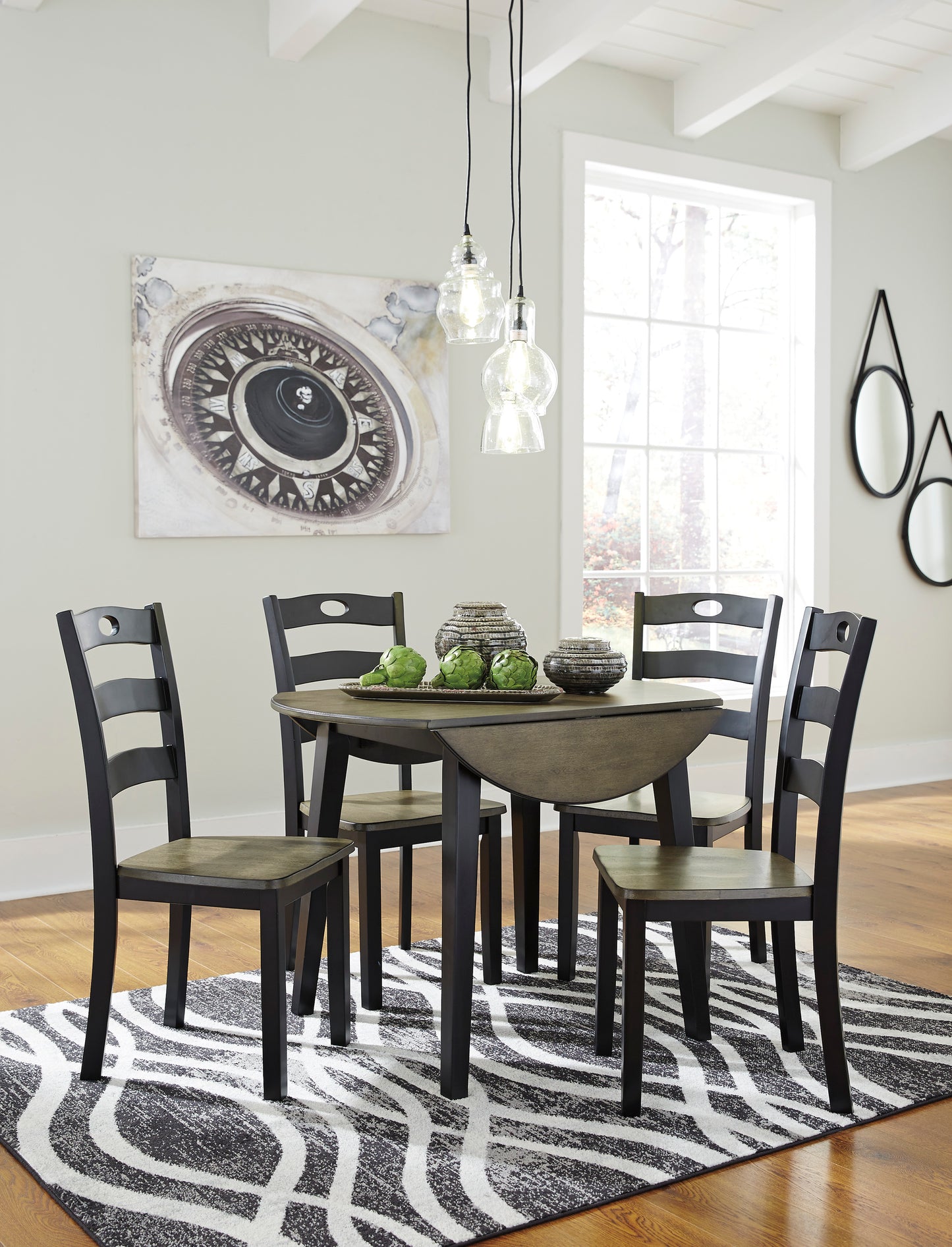 Froshburg - 5 Piece Round Dining Table Set - D338 - Ashley Furniture