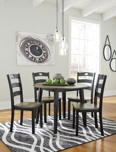 Froshburg - 5 Piece Round Dining Table Set - D338 - Ashley Furniture