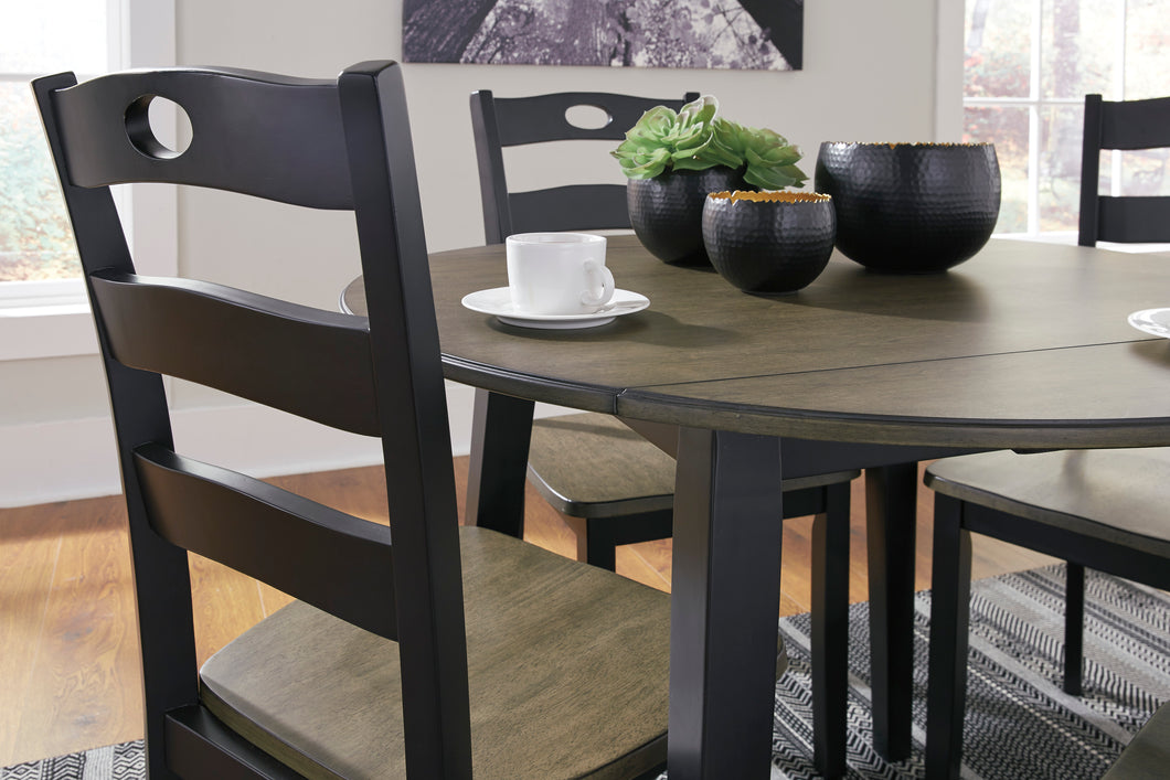 Froshburg - 5 Piece Round Dining Table Set - D338 - Ashley Furniture
