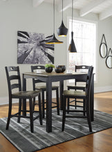 Load image into Gallery viewer, Froshburg - 5 Piece Counter Height Dining Table Set - D338 - Ashley Furniture

