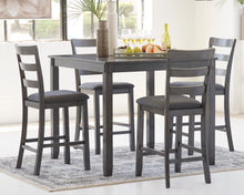 Load image into Gallery viewer, Bridson - 5 Piece Square Counter Height Table Set - D383 - Ashley Furniture
