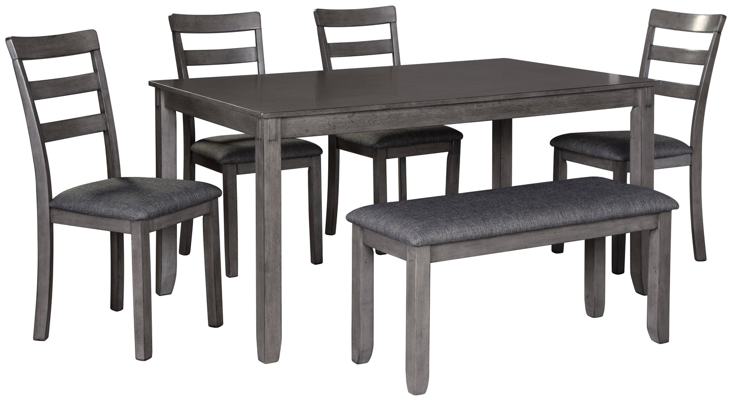 Bridson - 6 Piece Dining Table Set - D383 - Signature Design by Ashley Furniture
