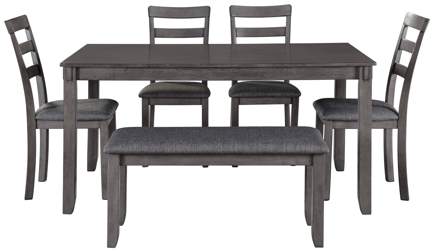 Bridson - 6 Piece Dining Table Set - D383 - Signature Design by Ashley Furniture