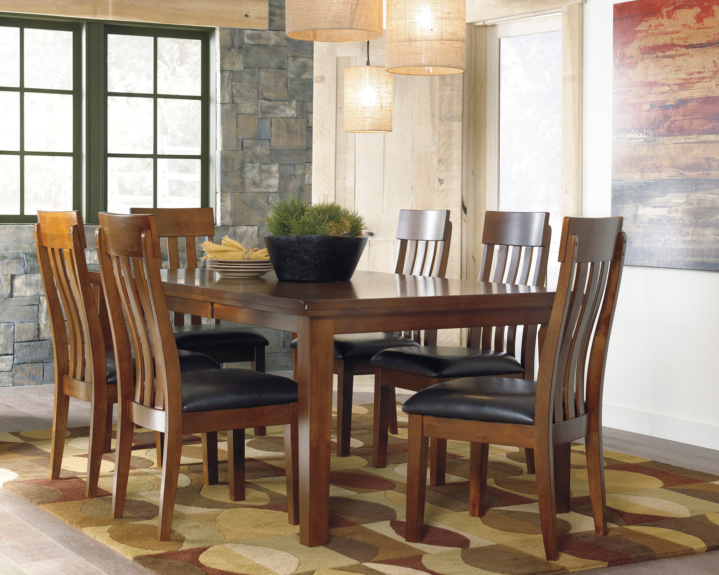 Ralene - 7 Piece Dining Extension Table Set - D594 - Ashley Furniture