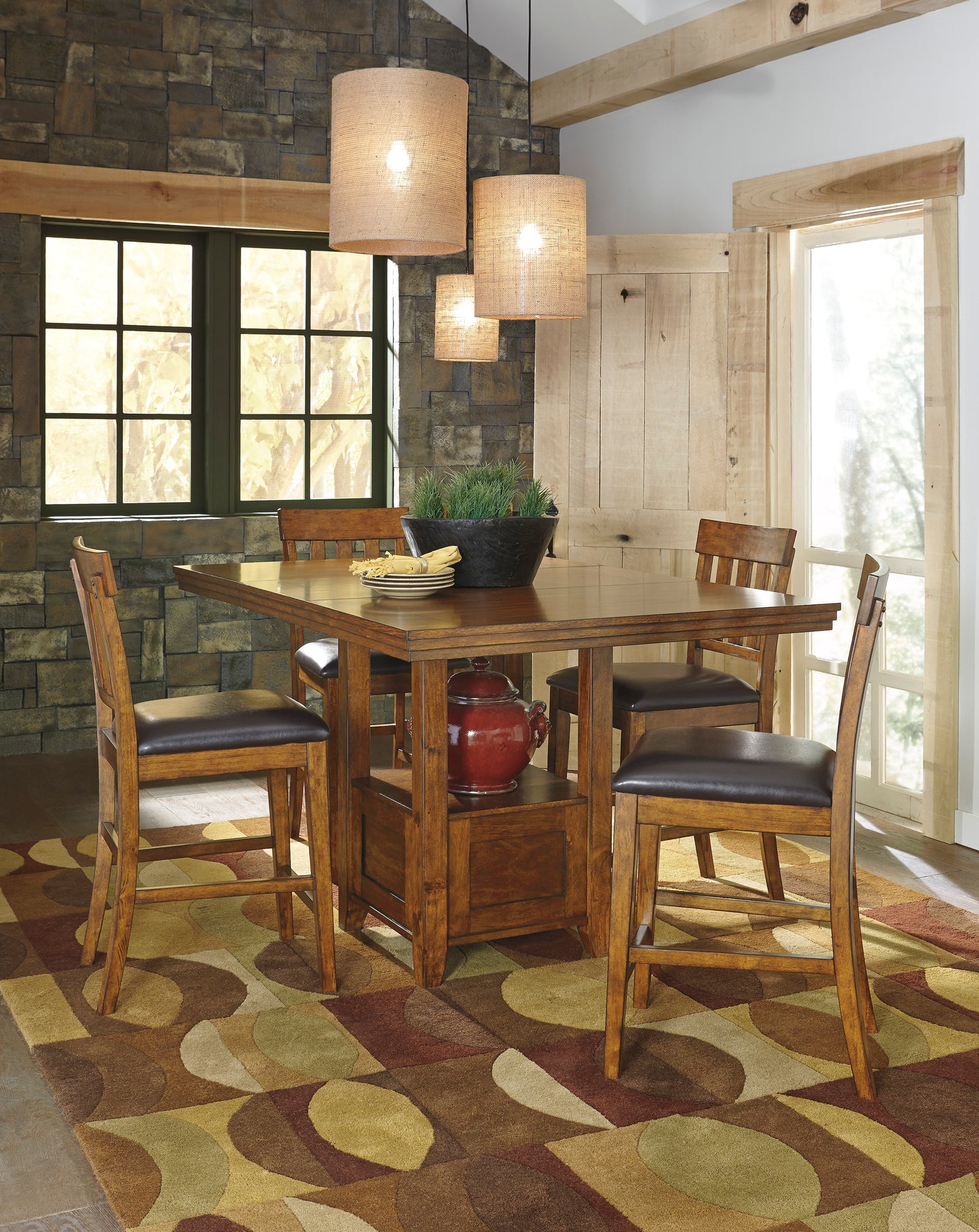 Ralene - 5 Piece Pub Dining Table Set - D594 - Ashley Furniture