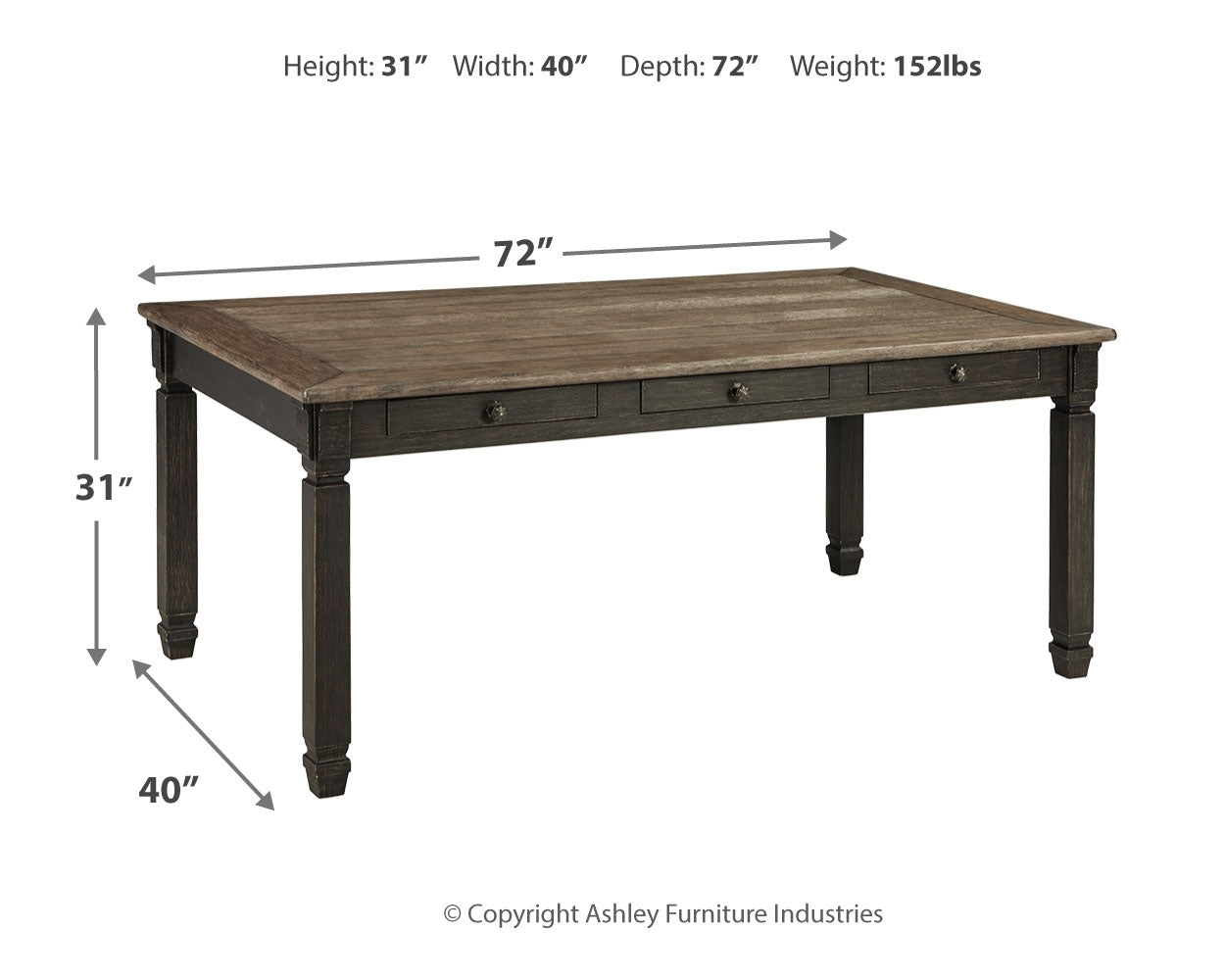 Tyler Creek - 6 Piece Dining Table Set - D736 - Signature Design by Ashley Furniture