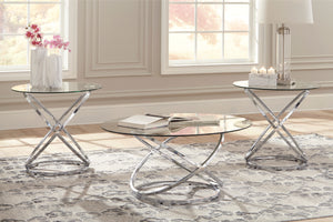 Hollynyx - 3 Piece Coffee Table Set - Contemporary - T270 - Ashley Furniture Signature Design