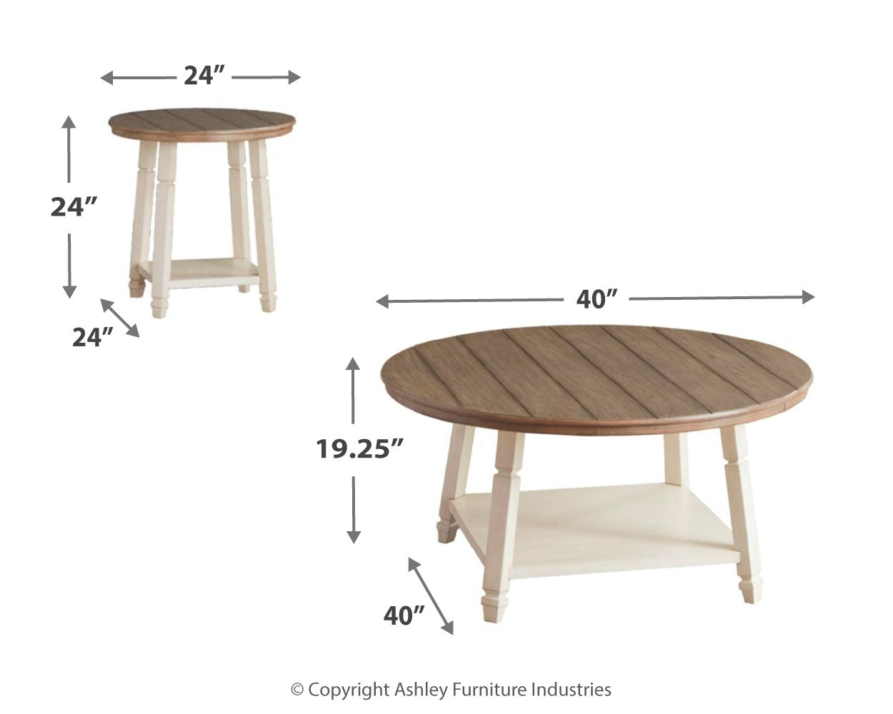Bolanbrook - Coffee Table Set - T377-13 - Ashley Furniture