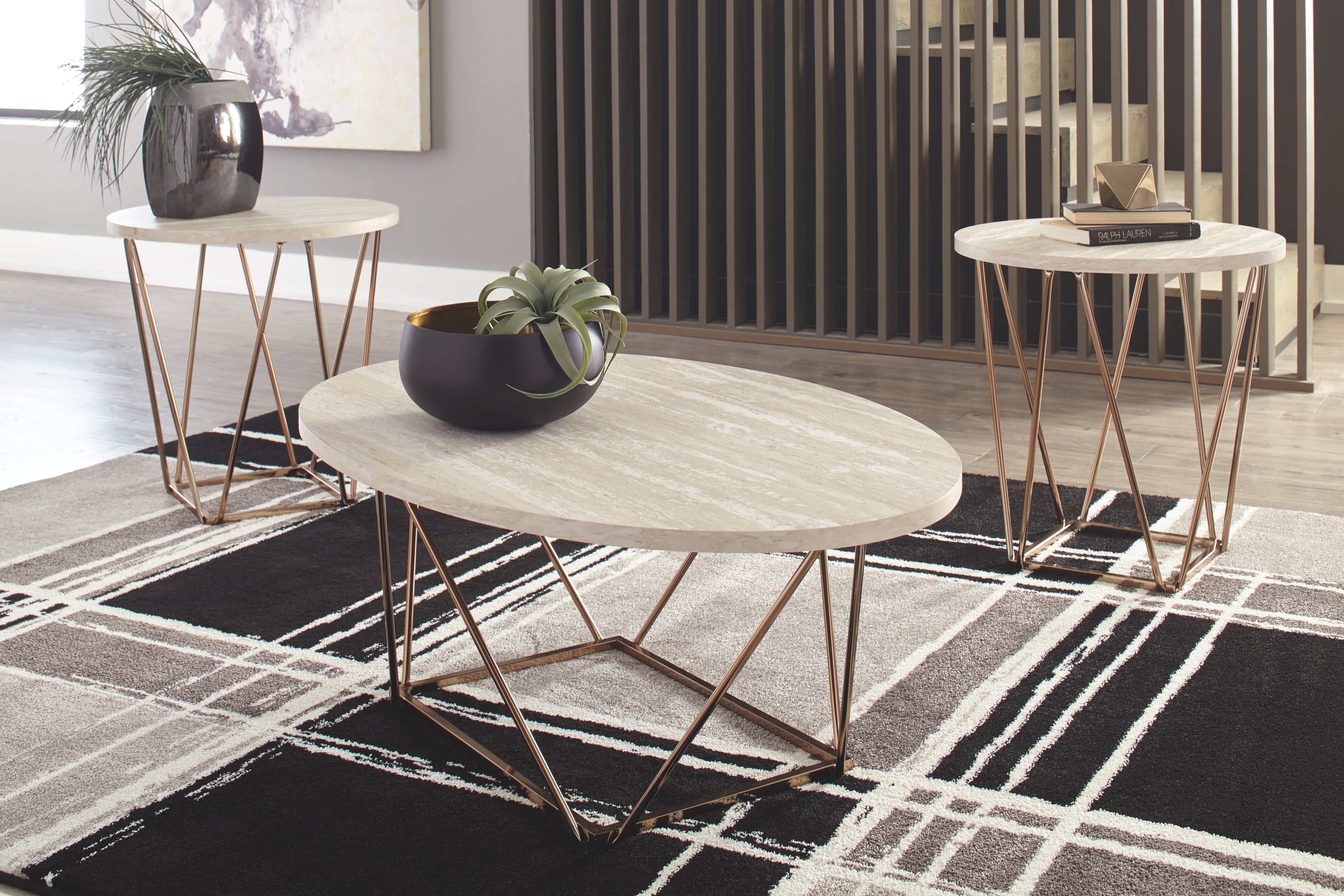 Tarica - Coffee Table Set - T385-13 - Ashley Furniture – Super