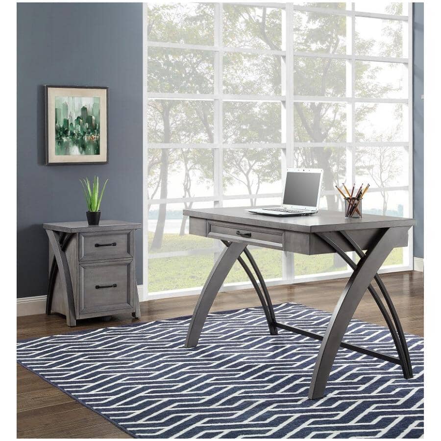 Isidore Writing Desk - Grey